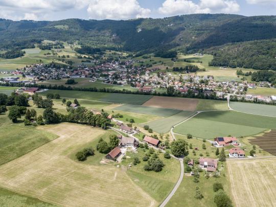 Luftaufnahme von Laupersdorf